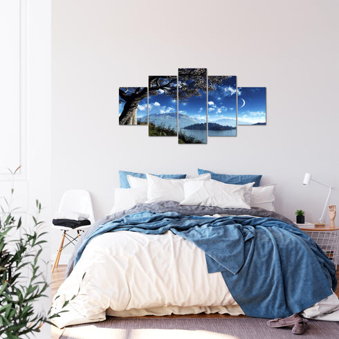 Wandbilder Wohnzimmer XXL Landschaft Berge Moderne Bild Panorama